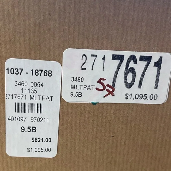 Christian Louboutin Spikes Choca Lux 120 Pat Metrograf Heels Sandals 39.5/9.5 - Picture 13 of 13